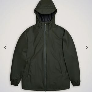 Rains Storm Breaker Jacket Raincoat Evergreen Size XS (women's S/M) NWT